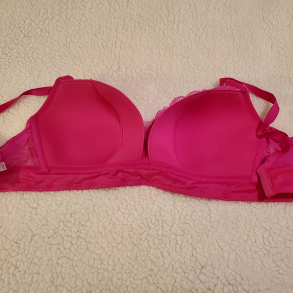 Auden size 1x hot pink bathing suit bra. - Picture 5 of 5